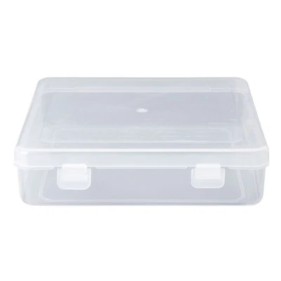 Square Transparent Plastic Jewelry Storage Boxes Beads for Case Container - Image 1 of 4