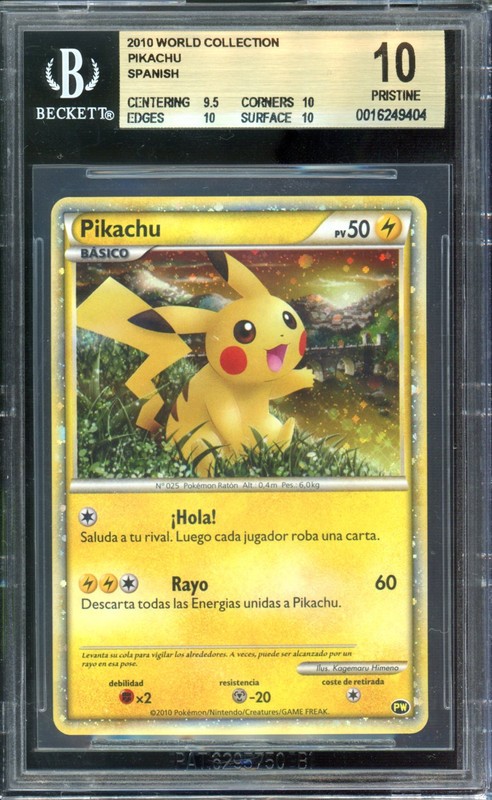 Pikachu Pokémon TCG Beckett Grading Services (BGS