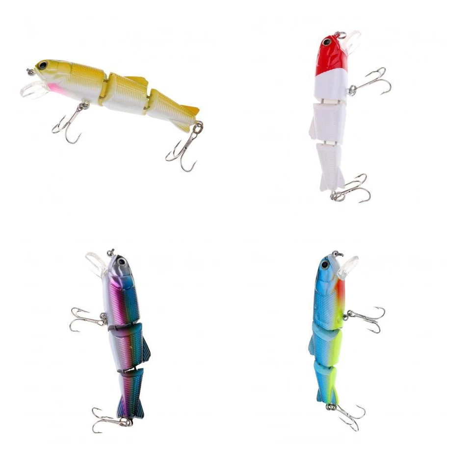 Leurre De  Articulé Multi-sections 3D Eyes Minnow  Hard - Photo 1/1