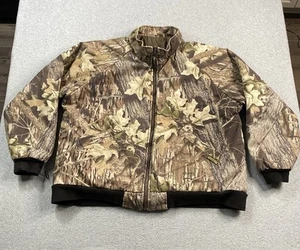 Remington Hunting Jacket Mens XL Break Up Camo Full Zip Lined Coat Outdoor - Picture 1 of 16