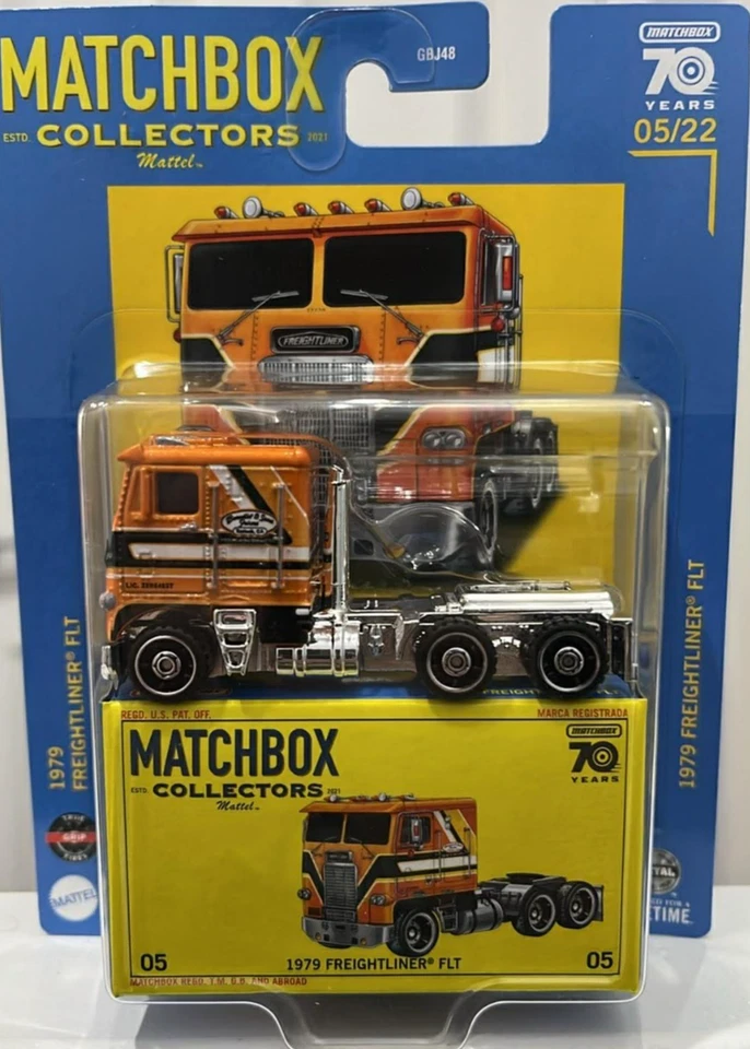 Matchbox Collectors * 1979 Freightliner  FLT - Orange - WOW*** 1:64 - image 1 of 2