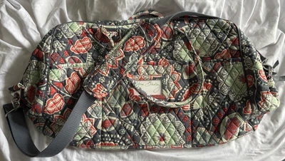 Vera Bradley Bolsa de Viagem Duffle Weekender Grande Floral Nômade APOSENTADA NOVA SEM ETIQUETAS - Imagem 1 de 4