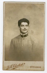 PHOTO CDV, un militaire 2ème régiment par Chabert à St Étienne - Picture 1 of 2