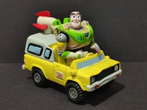 Vintage Disney Pixar Buzz Lightyear Metal Pizza Planet Delivery Truck Good Cond - Picture 1 of 8