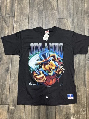 VTG NWT 1994 Orlando Magic Shirt Double Sided Nutmeg Mills XL New Tags Rabbit - Image 1 of 4