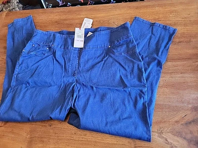 Ruby Rd. Fall  Navy Stretch Pants Size 22w Navy New - Image 1 of 4