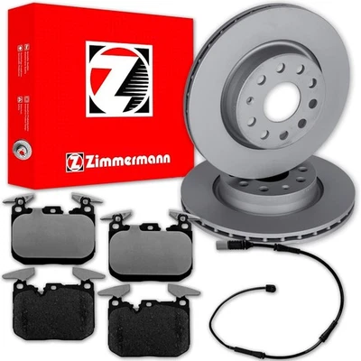DISCOS DE FRENO Zimmermann + pastillas delanteras aptos para BMW Serie 1 Serie 2 F20 F21 F22 F23 - Imagen 1 de 4