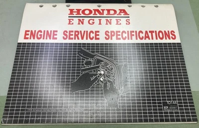 Especificaciones de servicio de motor Honda TO144 1998 originales Foto 1 de 3