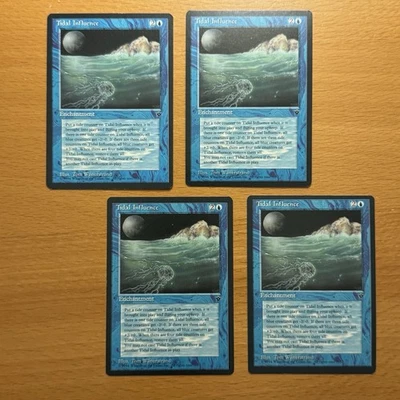 Tidal Influence x4 NM+ NEVER PLAYED 4x Fallen Empires MTG VINTAGE FAST SHIPPING - Image 1 of 2