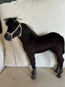 American Girl Doll Felicity's Dark Brown Pony Foal Horse Patriot Retired 13” - Picture 1 of 8