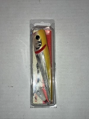 18236V GRANDE CREEK CHUB CABEZA DE NUDILLO SEÑUELO DE PESCA CROAKER AMARILLO Foto 1 de 2