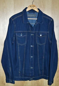 French Connection Dark Blue Denim Chore Jacket - Extra Large XL - Picture 1 of 7