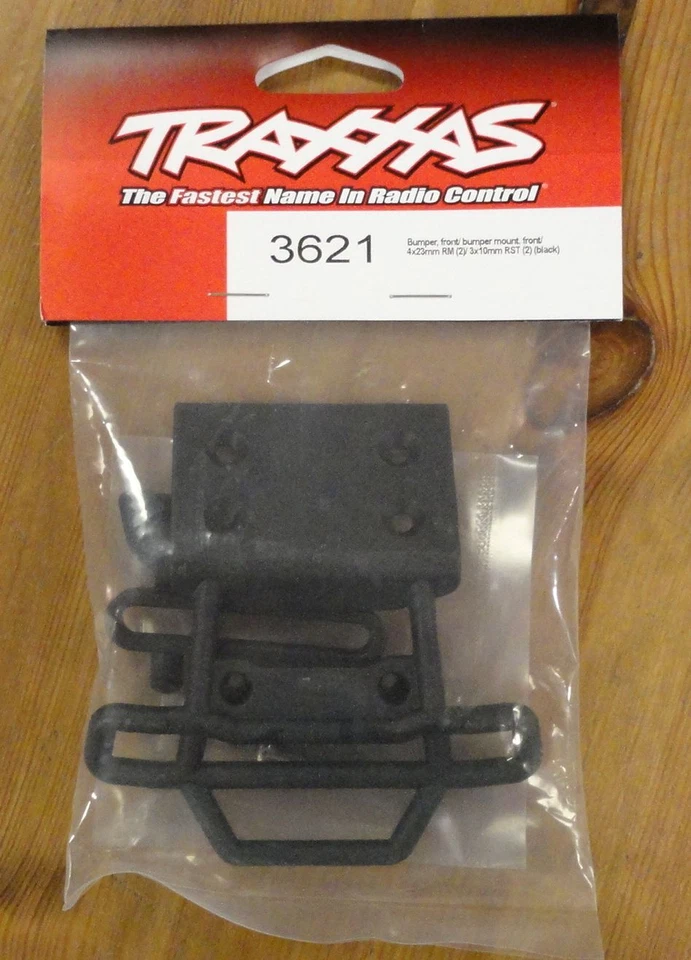 Traxxas Black Front Bumper/Bumper Mount/Screws fits Stampede 2WD/Monster 3621 - Image 1 of 1