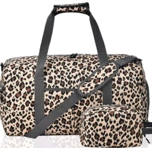 50L süße Reisetasche Damen Reise - Weekender Tasche für Damen Reise - Leopard - Bild 1 von 7