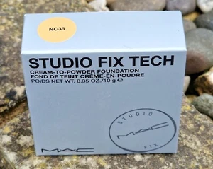 MAC Beautiful Studio Fix Tech Cream To Powder Foundation NC38 0.35 OZ 10g - Picture 1 of 2