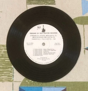 American Brand Heating Oil 7" Jingles Commercials 1965 VG+ - Foto 1 di 2