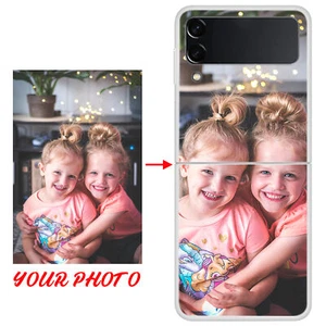 Custom Hard Phone Case Cover For Samsung Galaxy Z Flip 3 4 5 6 5G Personalised - Picture 1 of 12