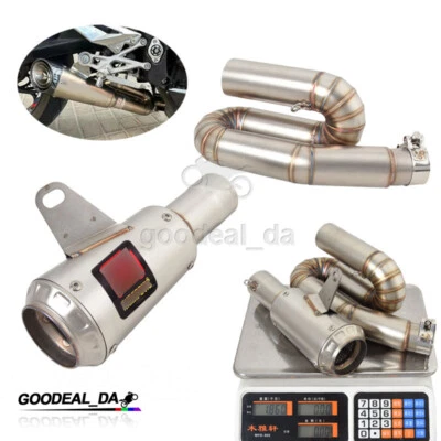 Slip-on For Triumph Street Triple 765S R RS 2017-2023 Motorcycle Exhaust Muffler - Image 1 of 4