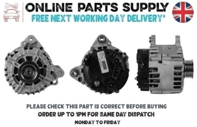 Alternator for Audi A4, Allroad A5 Q5 + Quattro 2.7 3.0 TDi 2007 to 2012 -New - Image 1 of 4