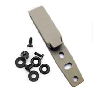 KYDEX FUNDSTER CLIP K Vaina Clip de cintura Cuchillo Vaina trasera Clip K Clip de vaina - Imagen 1 de 11