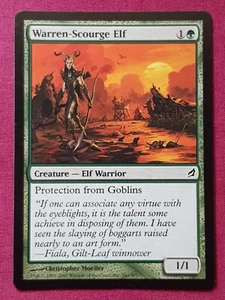 Magic The Gathering LORWYN WARREN-SCOURGE ELF green card MTG - Bild 1 von 2