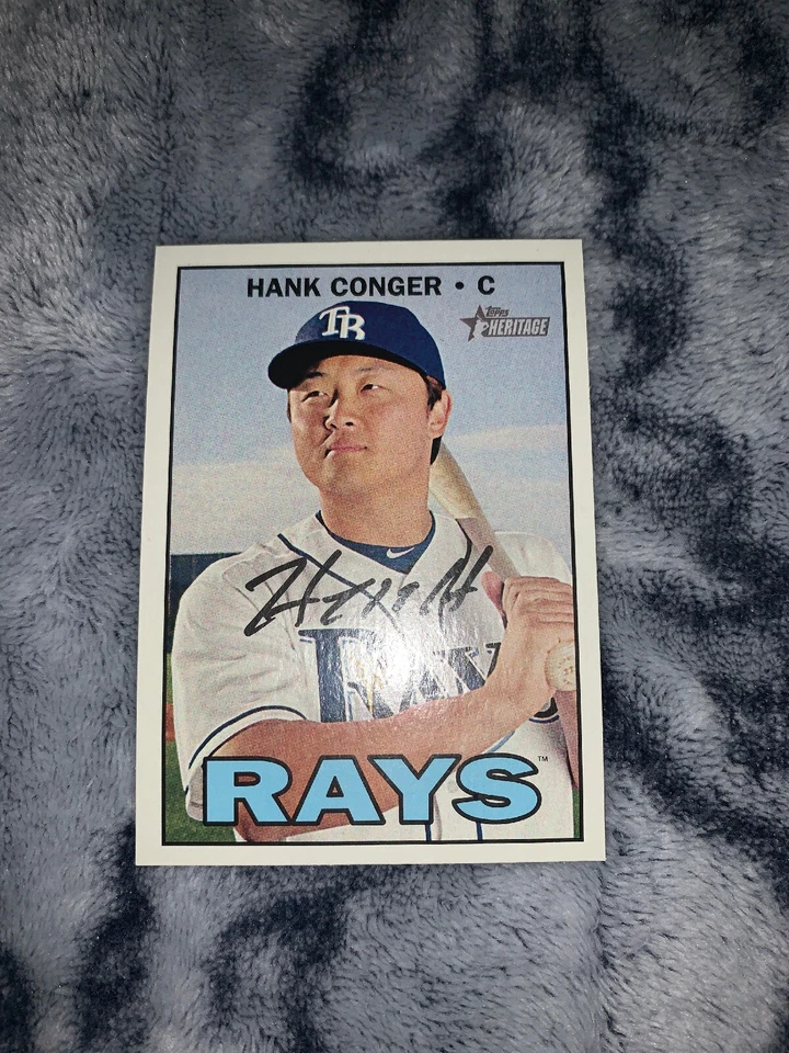 2016 Topps Heritage High Number #501 Hank Conger Tampa Bay Rays - Image 1 of 1