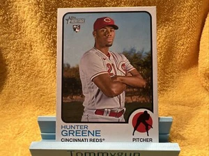 Hunter Greene RC 2022 Topps Heritage High Number Rookie Cincinnati Reds #694 - Bild 1 von 2