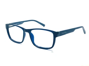 AUTÉNTICAS GAFAS RECTANGULARES NAUTICA N8175 015 cristal azul marino para hombre 56 mm 18 145 - Imagen 1 de 8