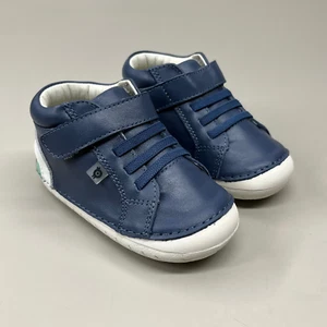 OLD SOLES Baby Rainbow Champster Leather Shoe Sz 19 US 3 Petrol/Snow/Jade/Gris - Picture 1 of 11