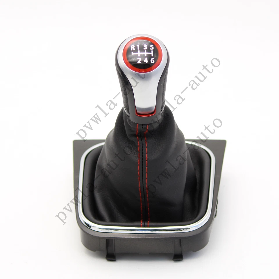 Pomo de cambio de marchas de 6 velocidades para VW Golf 6 A6 MK6 GTI GTD 2004-2010 2011 2012 2013 Foto 1 de 4