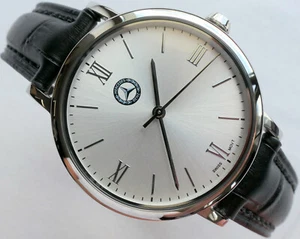 Mercedes Benz Vintage Logo Classic Car Accessory Basic Swiss Movt Watch - Picture 1 of 12