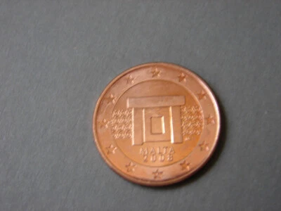 MALTE.  5 EURO CENT 2008. F DANS L'ETOILE. - Photo 1/2