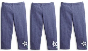 American Girl Purple Leggings For Girls (3 PAIRS) BRAND NEW Size XS (6) - Picture 1 of 3