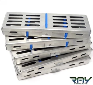 Dental Sterilization Cassette, Autoclave Tray, Rack, Box, 5-Instruments 'Blue' - Picture 1 of 2