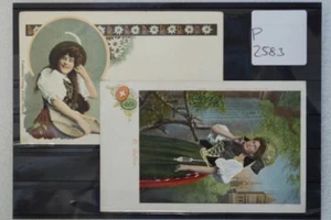 B2 Sammeln & Seltenes Ansichtskarten 2 AK Schweiz ca. 1900 - Bild 1 von 2