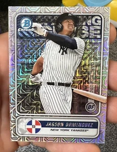 2020 Bowman Chrome Jasson Dominguez Spanning The Globe Mojo Yankees #STG-JD - Picture 1 of 2