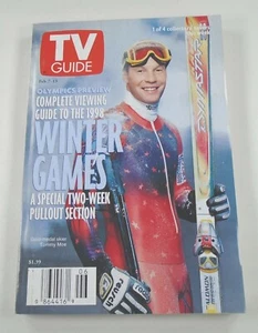 TV Guide magazine TOMMY MOE COVER Olympics winter games Feb 7 1998 issue - Picture 1 of 3