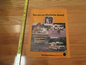 Winnebago Motorhome Choosy 1978 camping RV Vintage Dealer sales brochure - Bild 1 von 5