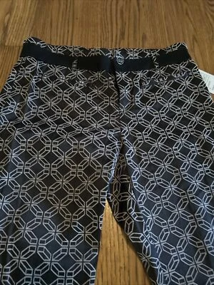 Anthropologie Cartonnier Charlie Ankle Pants Jacquard Black Brown NWT Size 8 - Image 1 of 4