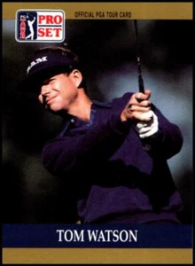 Tarjeta de golf Tom Watson 1990 Pro Set #4 PGA Tour casi nueva-como nueva ID:22132 - Imagen 1 de 2