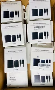 Lot Of 10 - Samsung 45W PD Super Fast Wall Charger USB-C - Open-Box - Picture 1 of 1