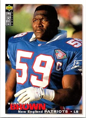 1995 Collector's Choice #250 Vincent Brown - Image 1 of 2