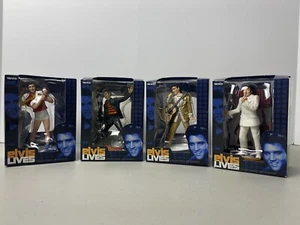 Elvis Lives~RARE~NEW~4 Ornaments~'68 Special, Hawaii, Jailhouse Rock & Gold Suit - Picture 1 of 12