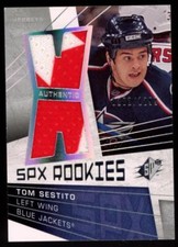 2008-09 Upper Deck SPx #153 Tom Sestito Jersey RC 282/1299 Rookie V92901