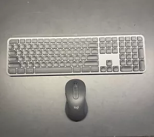Logitech MX Keys and M650 L set Wireless Keyboard, Mouse - Grey Graphite - Picture 1 of 8