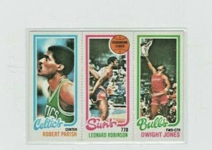 1980-81 Topps Baloncesto Robert Parish Leonard Robinson Dwight Jones #46 187 97 - Imagen 1 de 2