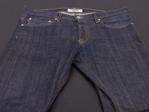 BALDWIN 34x37 Reed Classic Straight Fit Selvedge Denim Jeans - Dark Indigo Blue - Bild 1 von 12