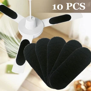 10 Pcs Ceiling Fan Blade Filters Unscented Activated Carbon Filter Easy-Stick - Picture 1 of 5