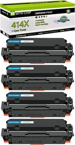 1-4PK 414X W2021X Cyan HighYield Toner Cartridge for HP MFP M479dw M479fdn M480f - Picture 1 of 13