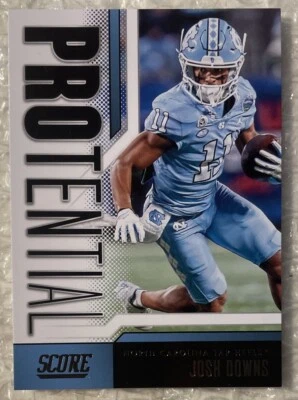 2023 Panini Score #11 Josh Downs PROTENTIAL ROOKIE INSERT RC - Image 1 of 2